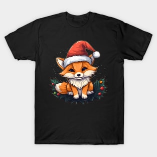 Red Fox Christmas T-Shirt